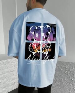 Μπλούζα Ανδρική Oversize Μπλέ