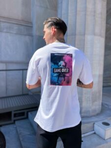 T-Shirt Ανδρικό Game Over Oversize