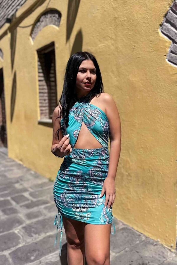 Φορεμα πρασινο χιαστι!