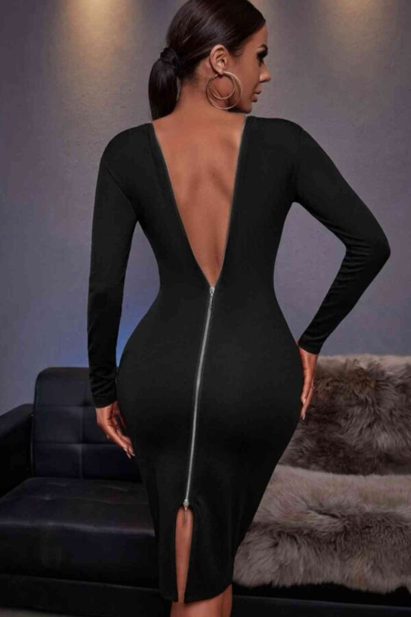 Φόρεμα με φερνουαρ πλάτη!