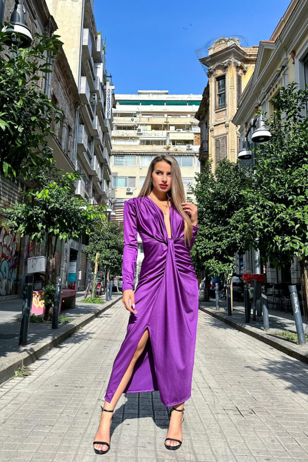 Φόρεμα μοβ ✨