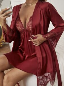 Baby Doll Γυναικείο Μπορντό