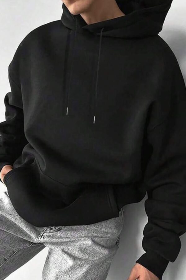 Φούτερ κουκούλα μαύρη!