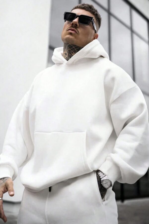 Φούτερ κουκούλα λευκό!