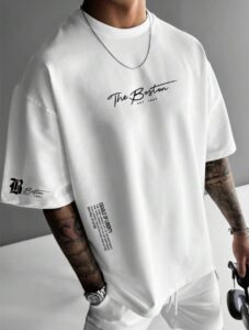 T-Shirt Ανδρικό Oversized The Boston Λευκό