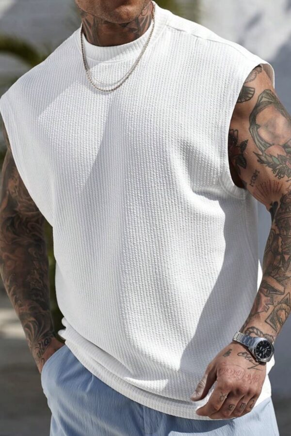 Αμάνικο casual λευκό!