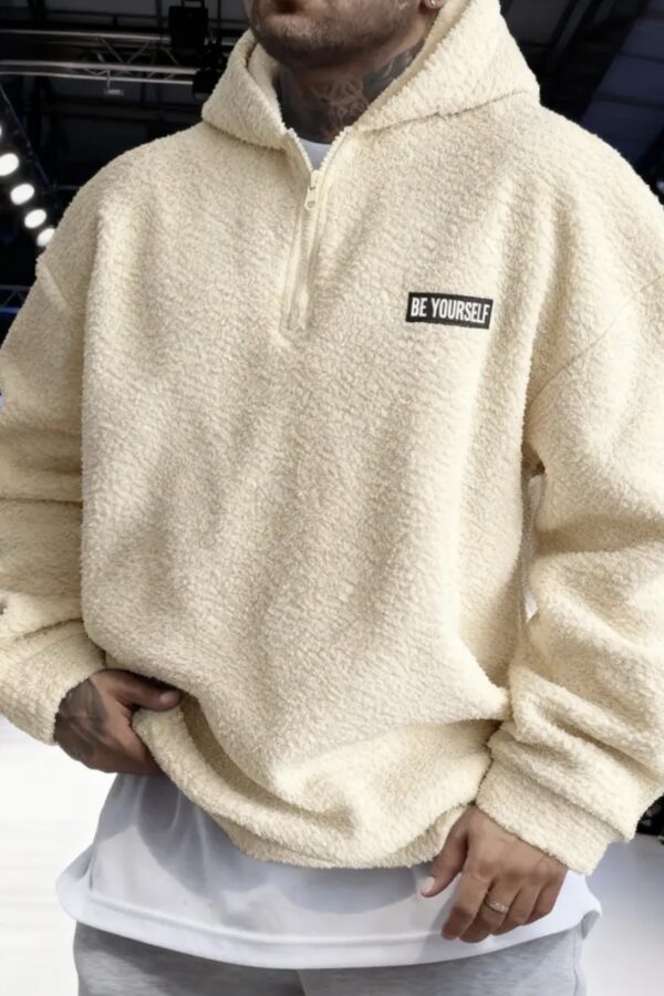 Φούτερ Be Yourself Μπέζ