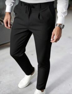 Παντελόνι Ανδρικό Μαύρο Casual