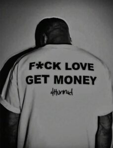 T-Shirt Ανδρικό Fuck Love Get Money