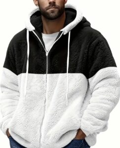 Jacket Ανδρικό White Black
