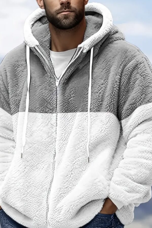 Jacket Ανδρικό White Gray