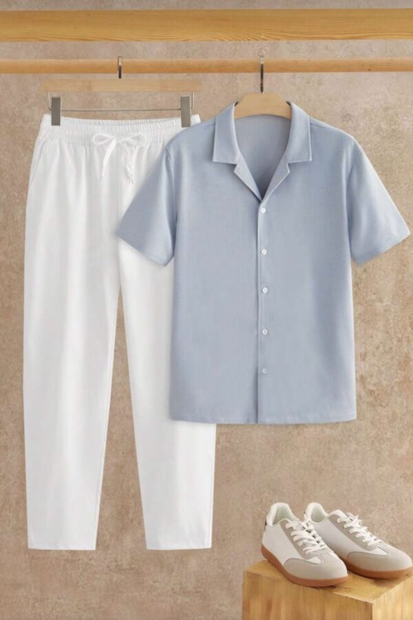 Σετ λινο γαλάζιο