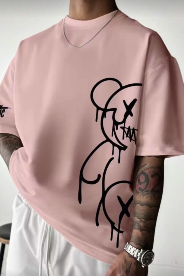 Μπλούζα oversized pink