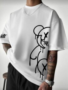 Μπλούζα Ανδρική Oversized White