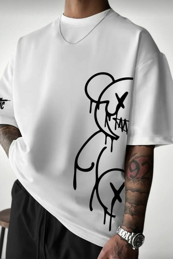 Μπλούζα oversized white