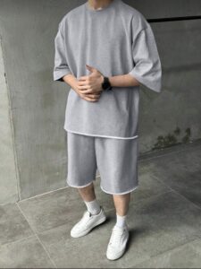 Σετ Ανδρικό Γκρί Oversize
