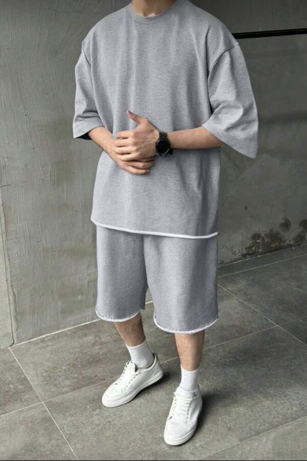 Σετ γκρι oversize!