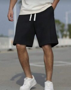 Βερμούδα Ανδρική Oversize Μαύρη