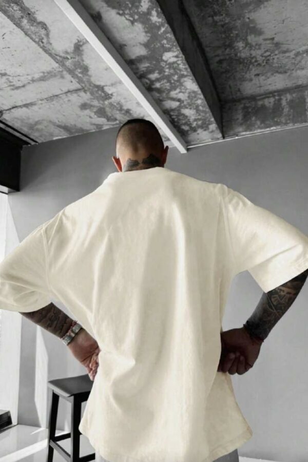 T-shirt being oversize!